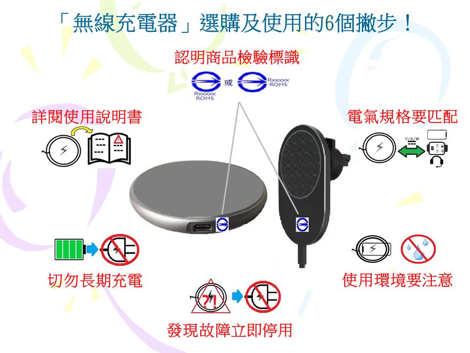 無線充電器怎麼選購及使用才安全 標準檢驗局臺南分局報你知！