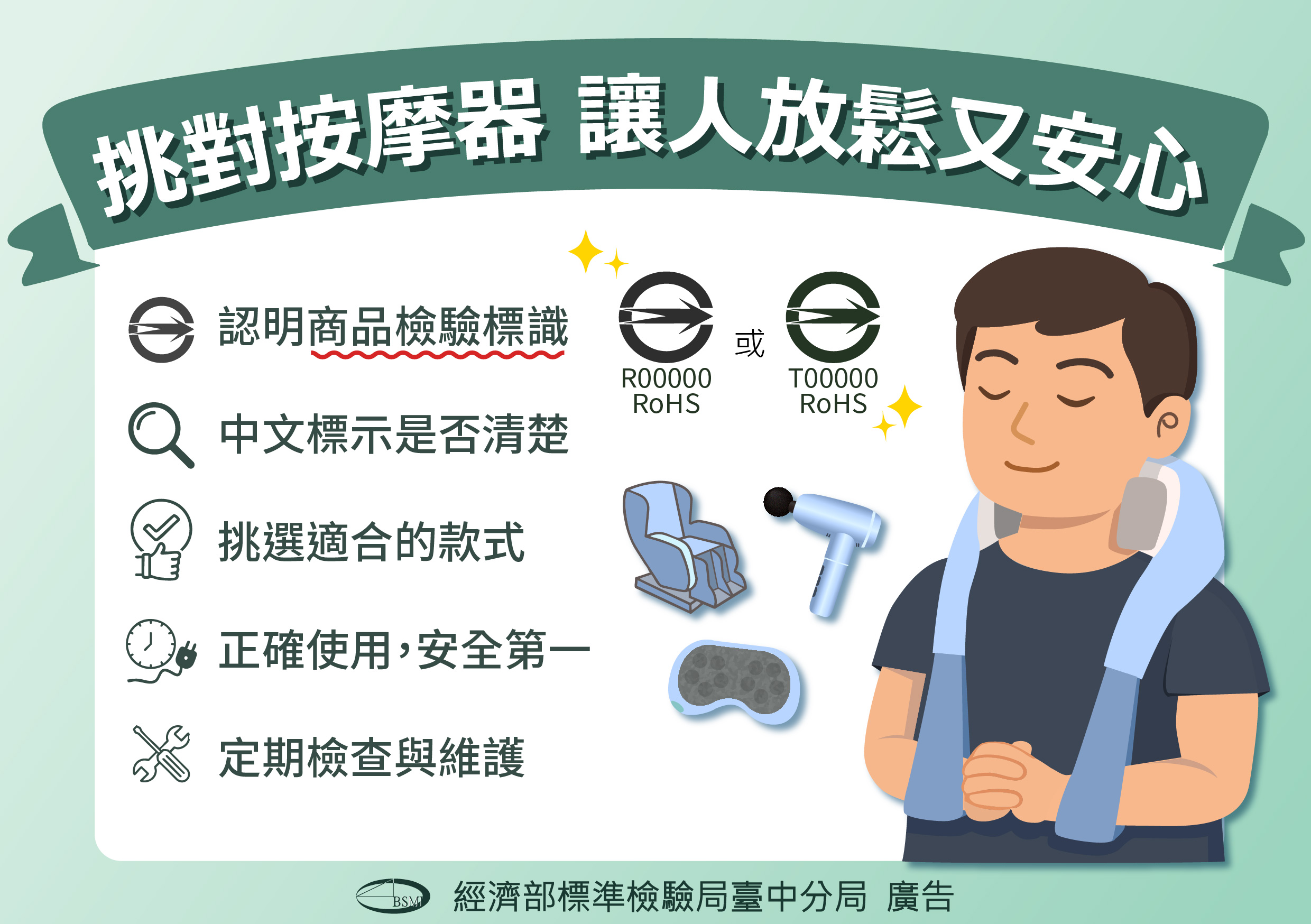 挑選按摩器的注意事項