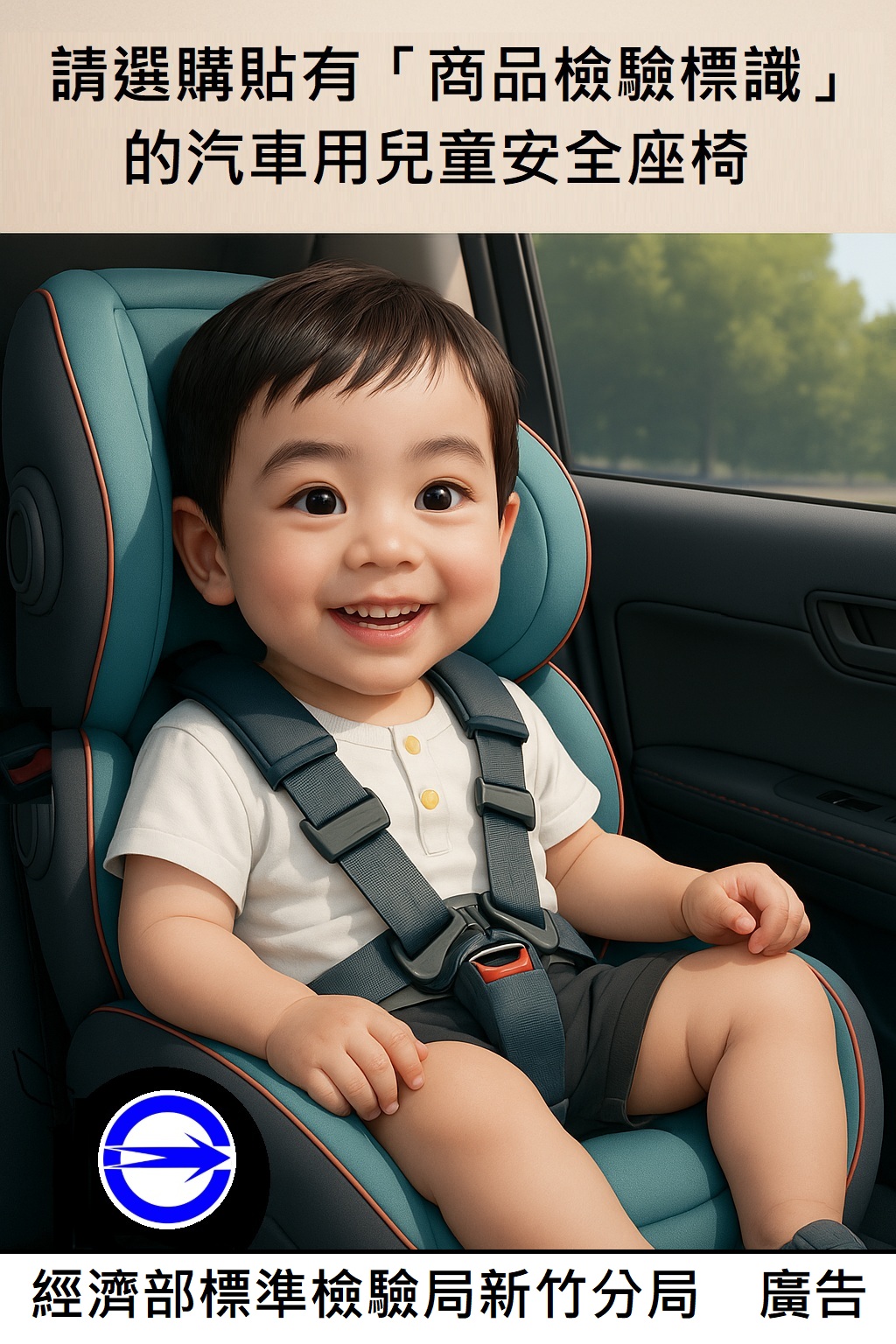 標準局新竹分局提醒汽車用兒童安全座椅選購及使用注意事項.jpg 標準局新竹分局提醒汽車用兒童安全座椅選購及使用注意事項.jpg